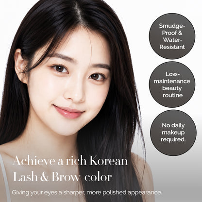 Korean Lash & Brow Bundle Black Tint Kit