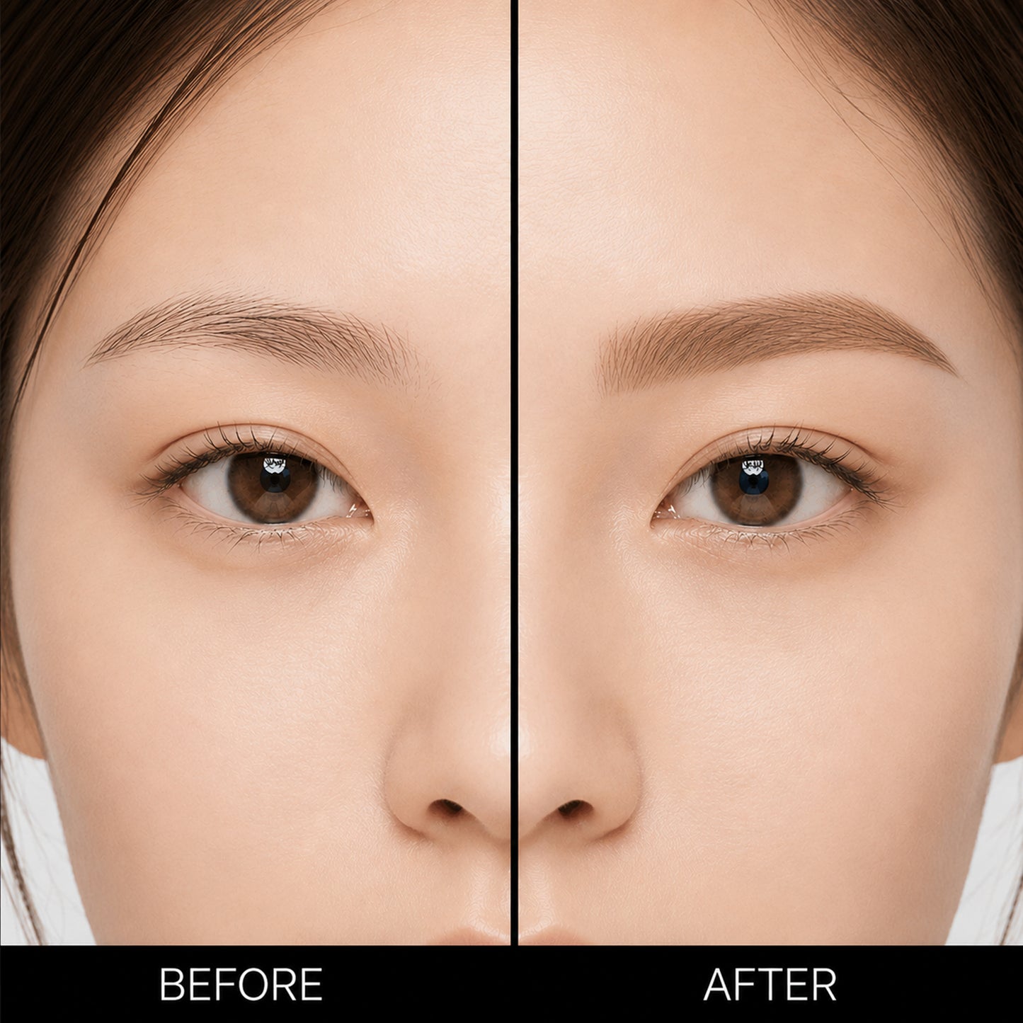 Korean Lash & Brow Bundle Brown Tint Kit