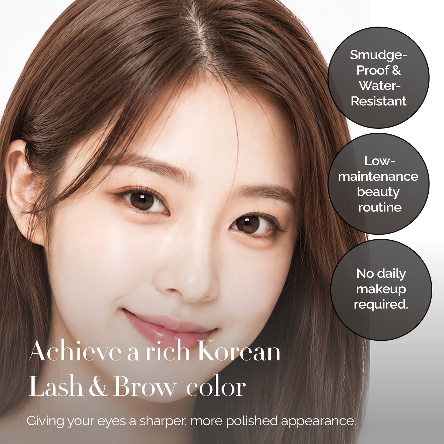 Korean Lash & Brow Bundle Brown Tint Kit