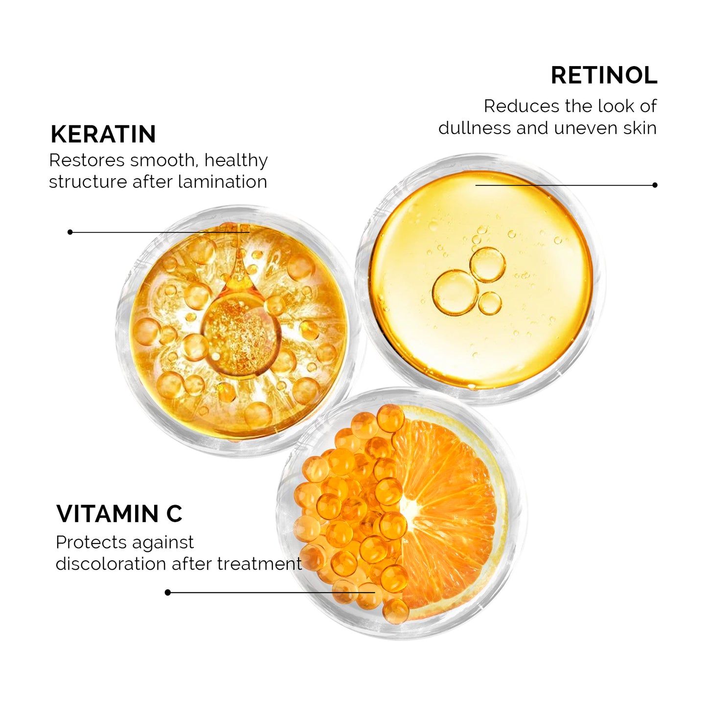 Keratin Vitamin C Cream for Lash Lifting
