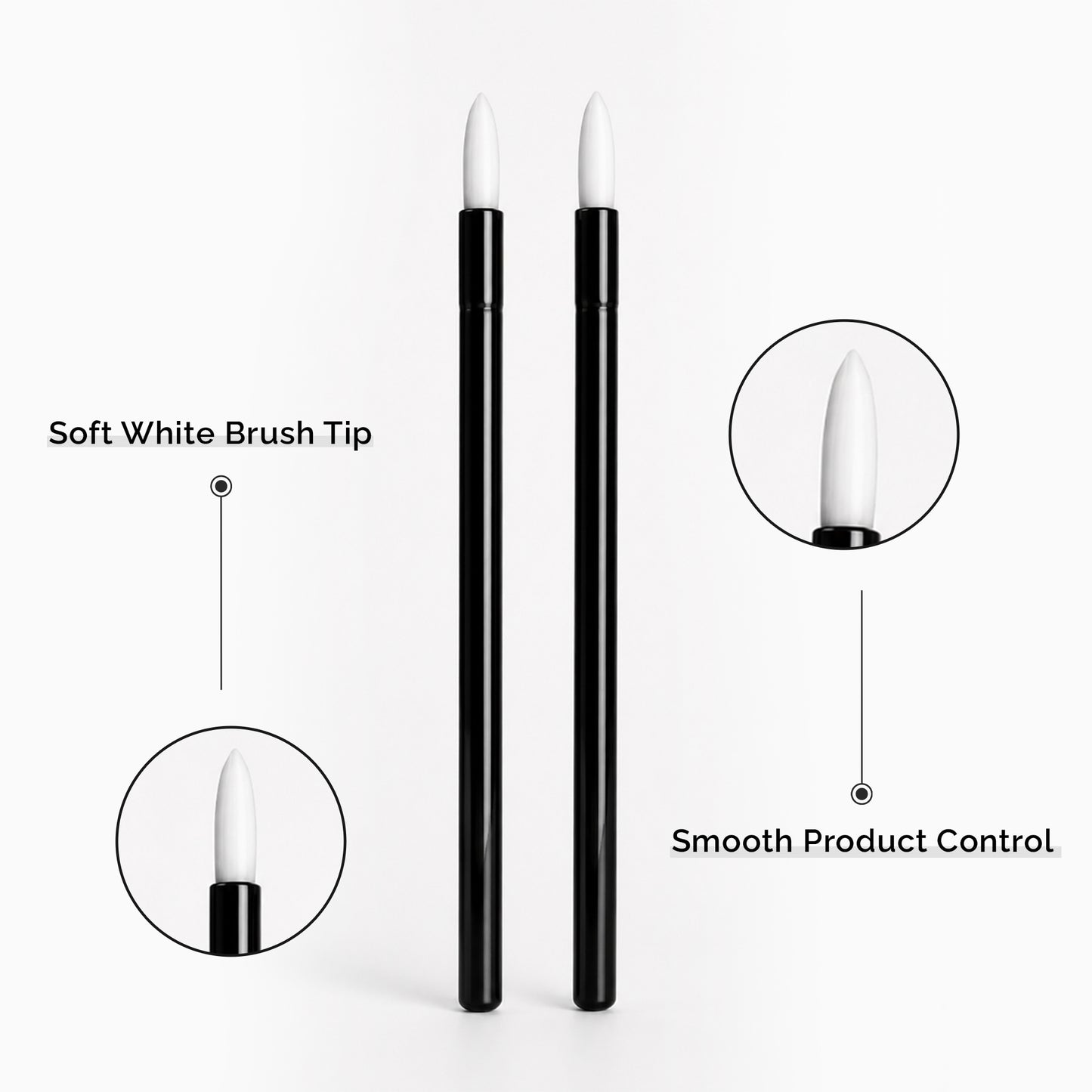 10-Pack Disposable Brushes – Lash & Brow