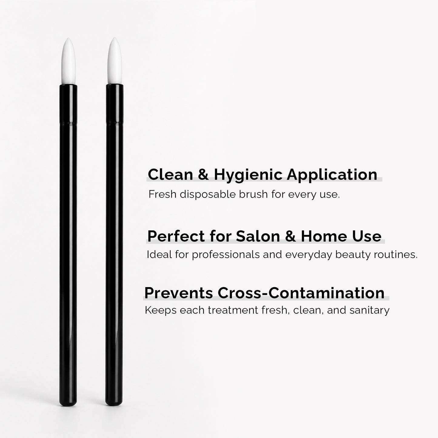 10-Pack Disposable Brushes – Lash & Brow