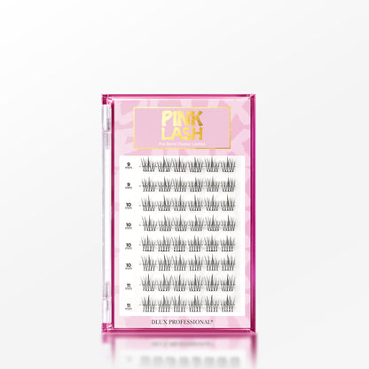 Glue-less Pink Lash Cluster