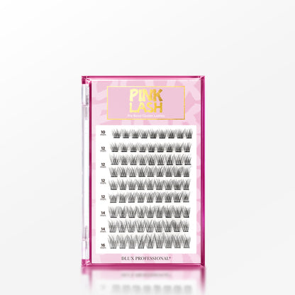 Glue-less Pink Lash Cluster
