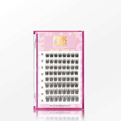 Glue-less Pink Lash Cluster