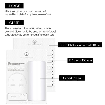 Eyelash Plate Plastic