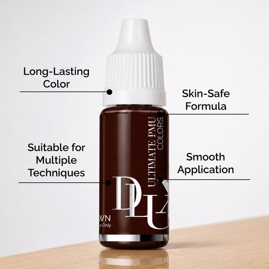 Ultimate PMU Colors (For Eyebrow : Choco Brown)