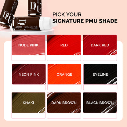Ultimate PMU Colors (For Eyebrow : Choco Brown)