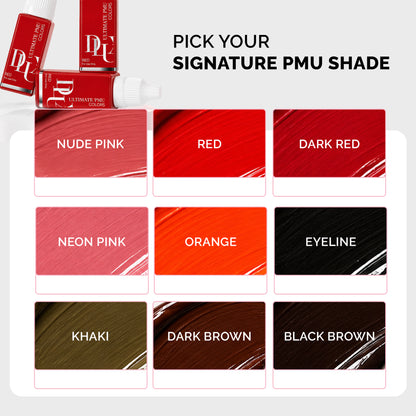 Ultimate PMU Colors (For Lips : Dark Red)