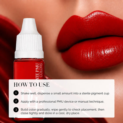 Ultimate PMU Colors (For Lips : Dark Red)