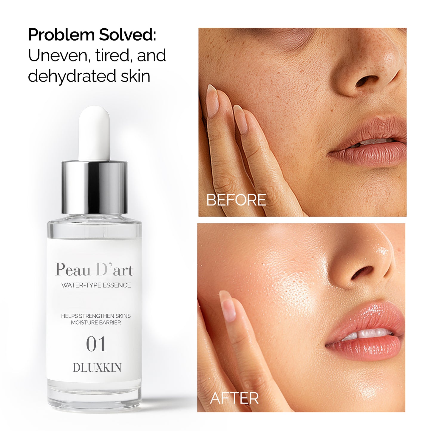 Peau D’art Water-Type Essence  (No more Uneven and tired skin.)