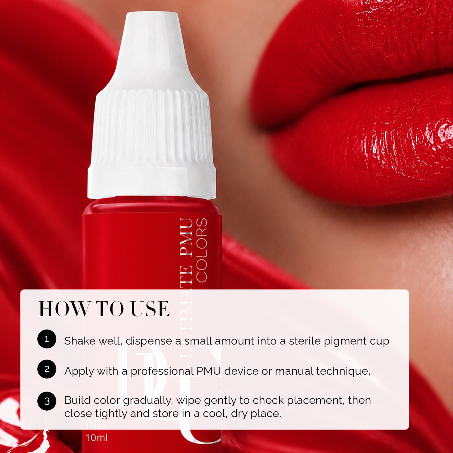 Ultimate PMU Colors (For Lips : Red)