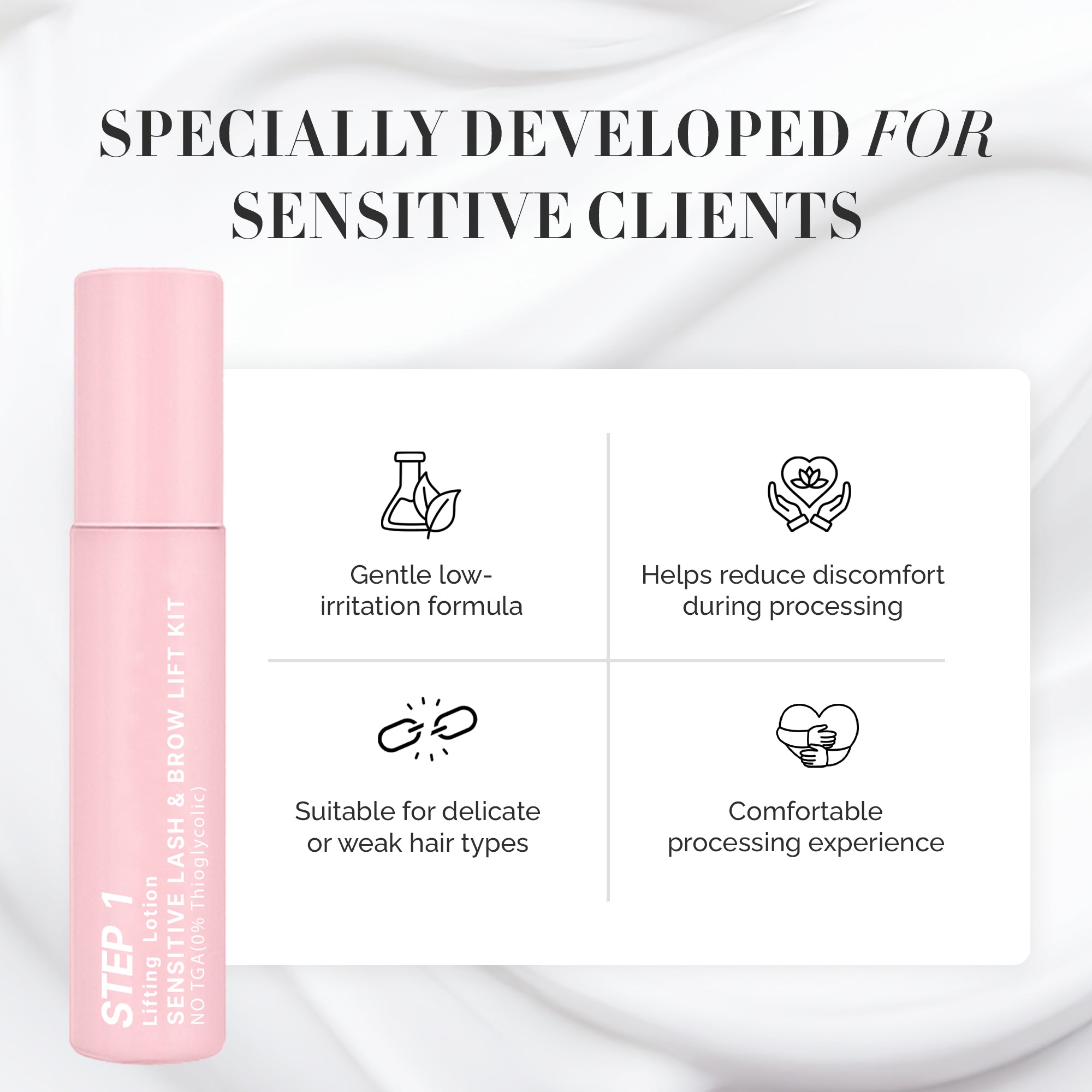 Korean Lash Lift Nourishing Lotion For Sensitive Eyes / 10ML