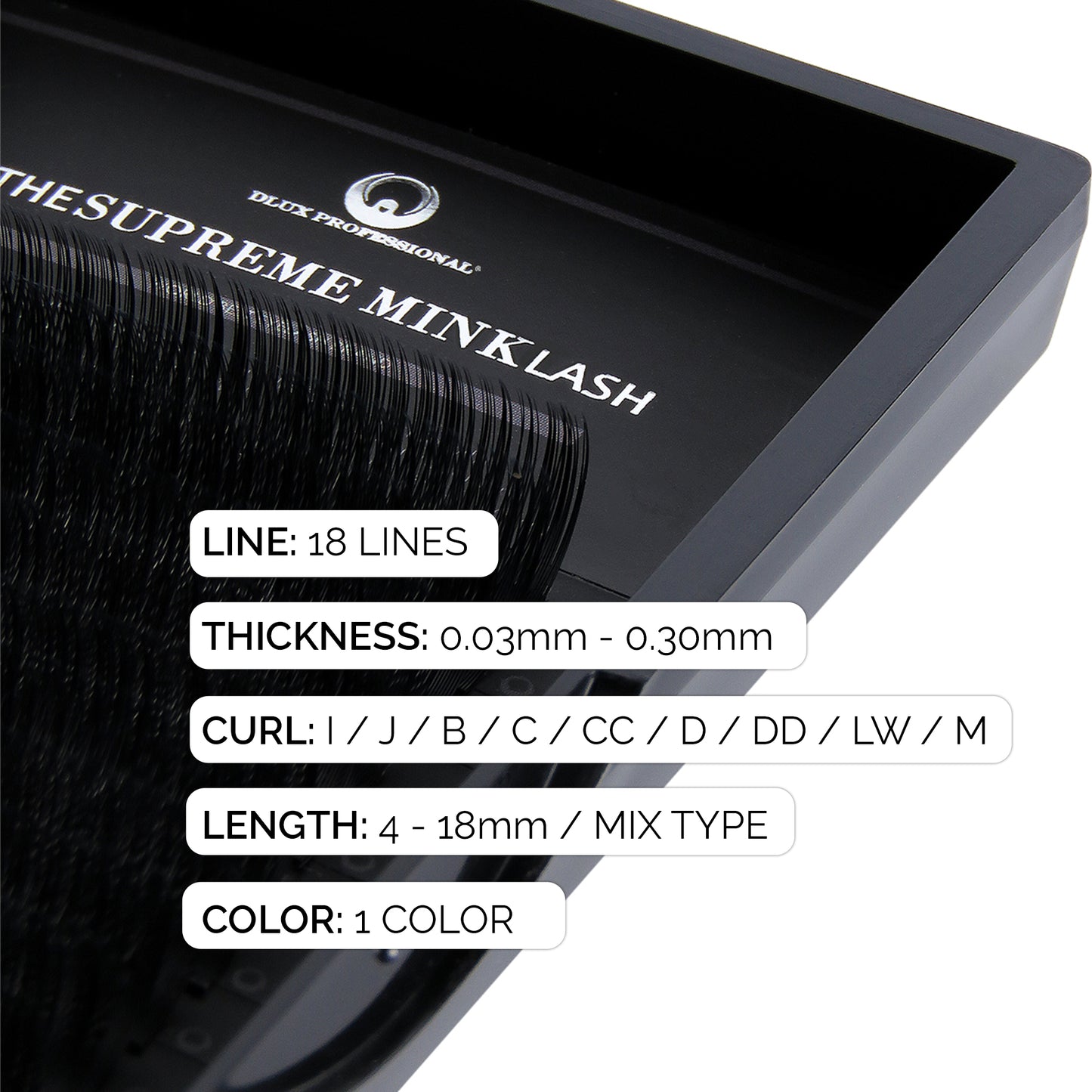 Dlux Supreme Mink, 18 Lines