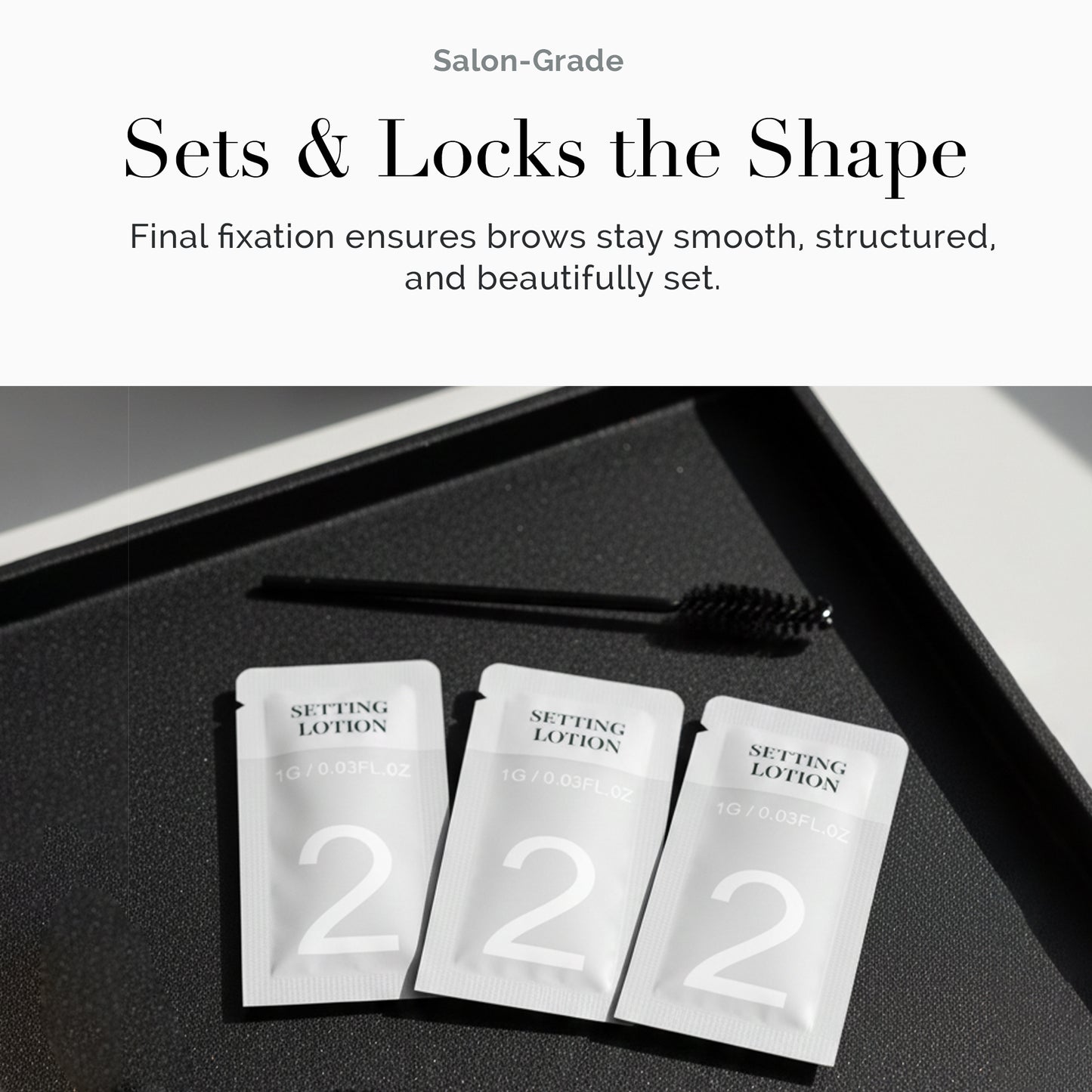 Step 2 » Eyebrow Lamination Styling Lotion / 15 Sachets