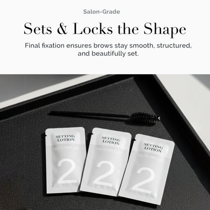 Step 2 » Eyebrow Lamination Styling Lotion / 15 Sachets