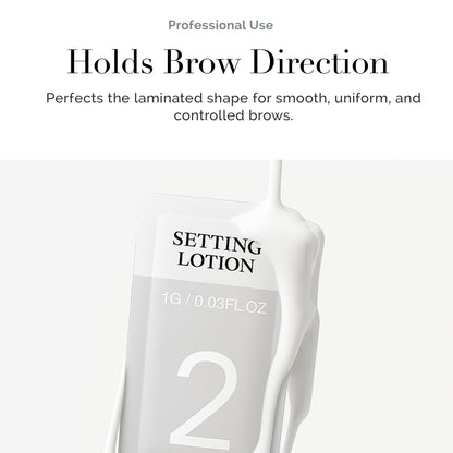 Step 2 » Eyebrow Lamination Styling Lotion / 15 Sachets