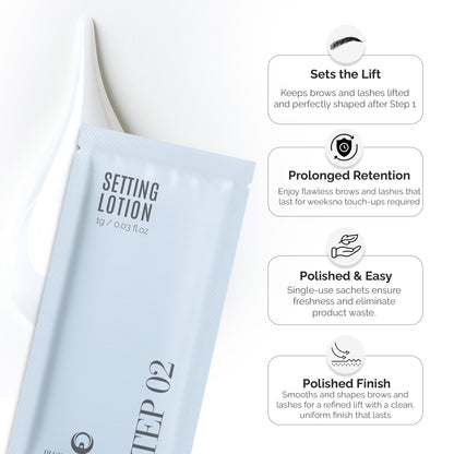 Step 2 » Korean Lash Setting & Perming Lotion / 15 Sachets