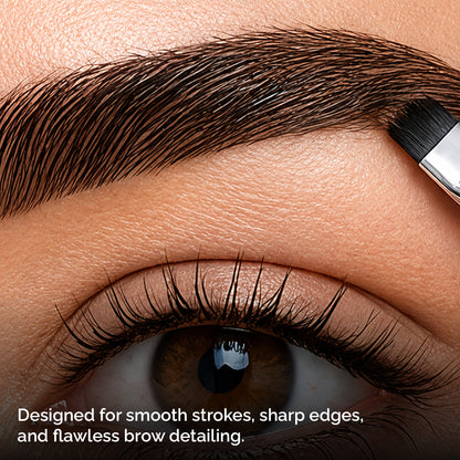 Professional Magnetic Brush No.4 - for Eyebrow Tint/Henna and White Paste Application / Straight Cut 6MM