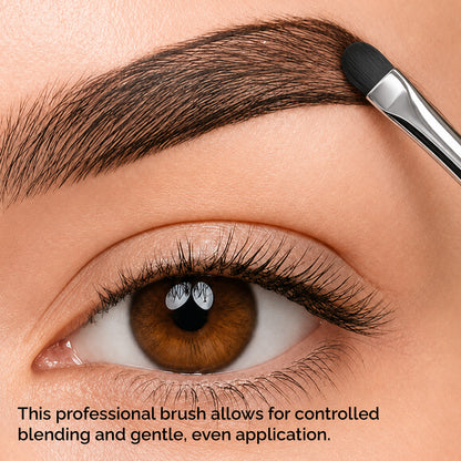 Professional Magnetic Brush No.5 - for Eyebrow Tint/Henna and White Paste Application / Round Cut Tip