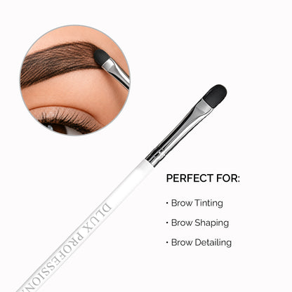 Professional Magnetic Brush No.5 - for Eyebrow Tint/Henna and White Paste Application / Round Cut Tip