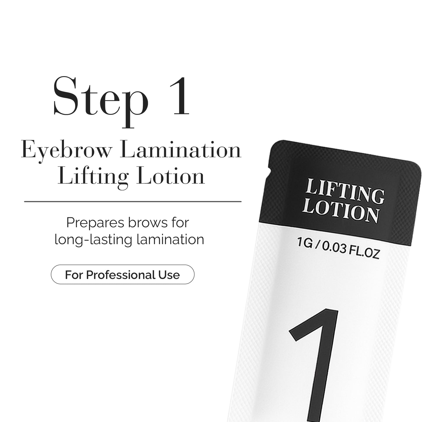 Brow Lamination Lotion Sachets