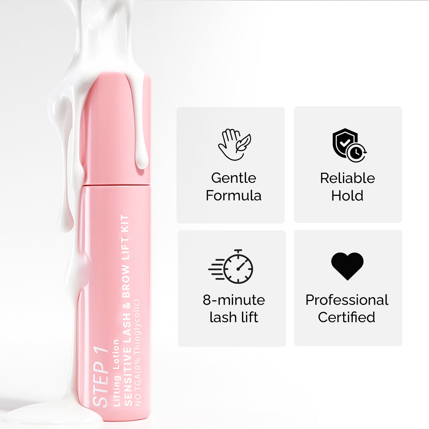 Senstive Lash and Brow Lamination Individual Lotions