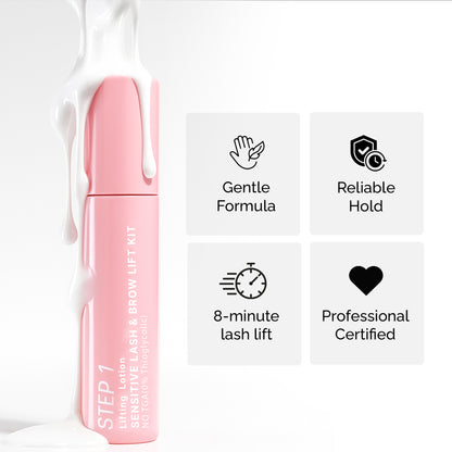 Senstive Lash and Brow Lamination Individual Lotions