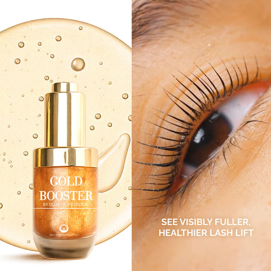 Vegan Lash Gold booster – Post Tint & Lamination Restructuring & Hydrating Treatment – 20ml