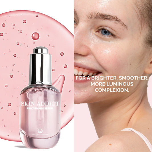Skin Addict Pink Vitamin Serum – Skin Care Dull, tired skin Treatment – 20ml