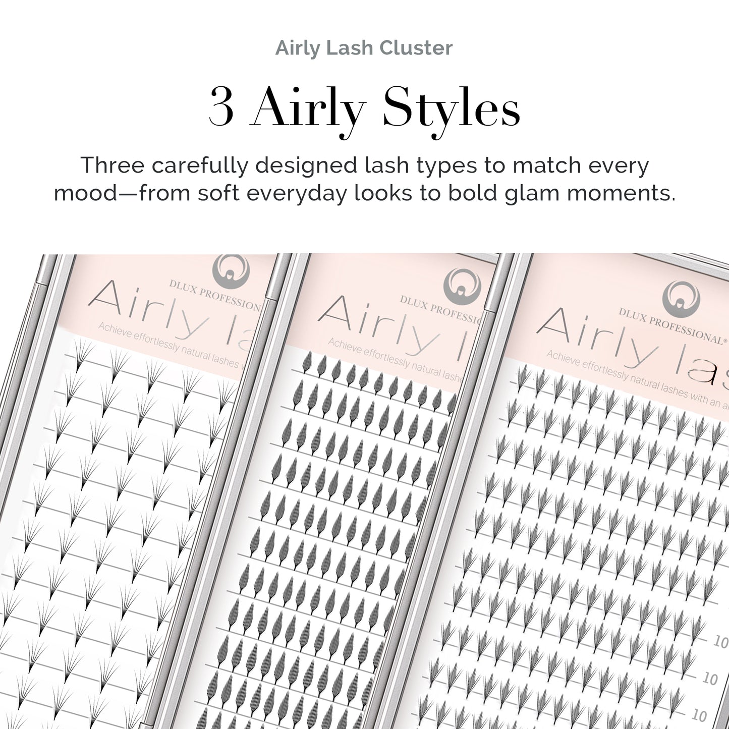 Airly Lash – PET Pre-Made Volume Fans (12 Lines)
