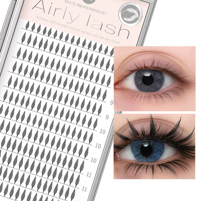 Airly Lash – PET Pre-Made Volume Fans (12 Lines)