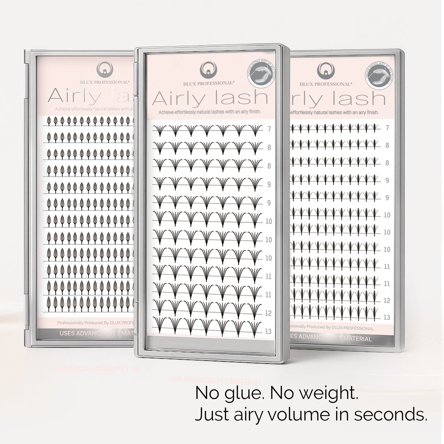 Airly Lash – PET Pre-Made Volume Fans (12 Lines)