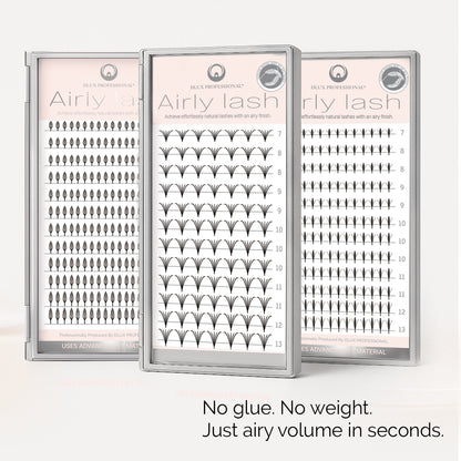 Airly Lash – PET Pre-Made Volume Fans (12 Lines)