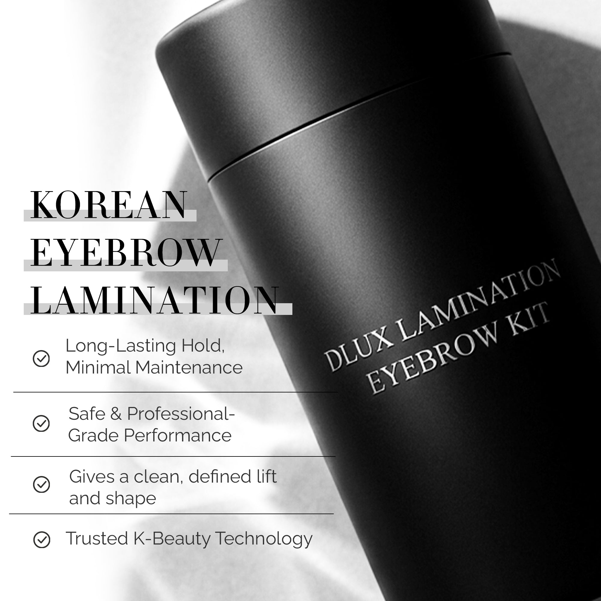 Korean Eyebrow Lamination Kit (Cysteamine + Thioglycolic Acid)