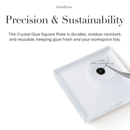 Crystal Glue Square Plate
