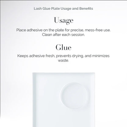 Crystal Glue Square Plate