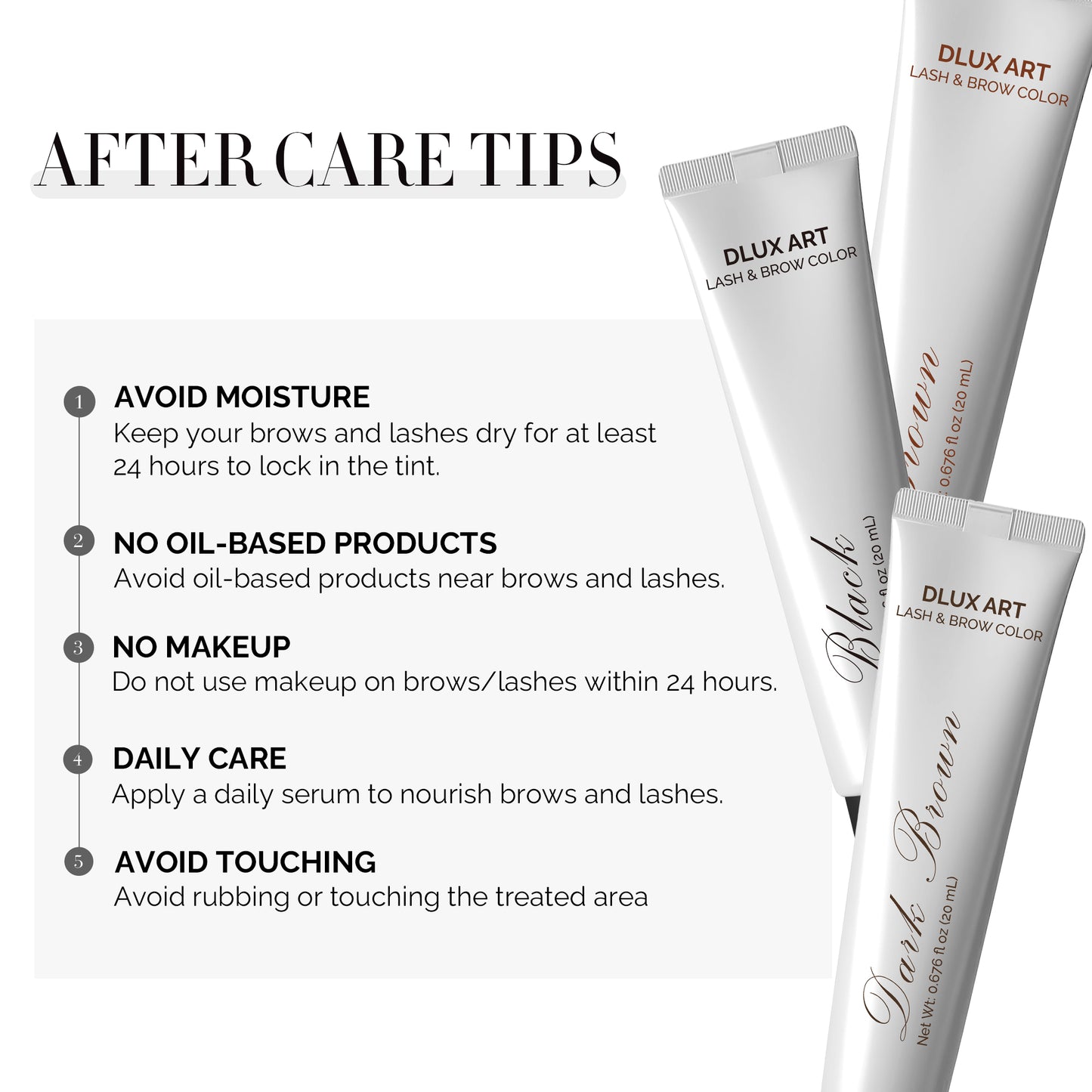 Korean Lash and Brow Art Dark Brown Tint