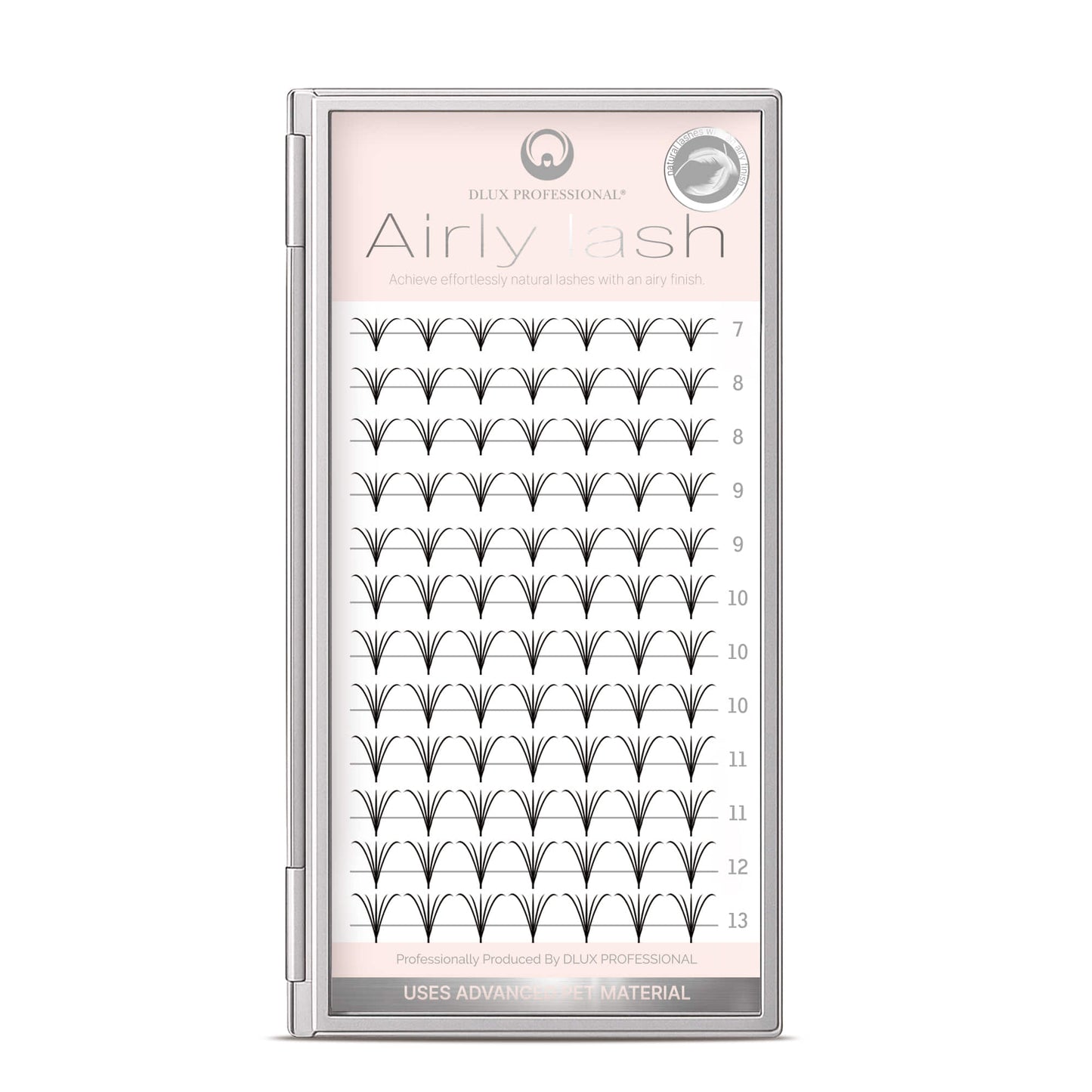 Airly Lash – PET Pre-Made Volume Fans (12 Lines)