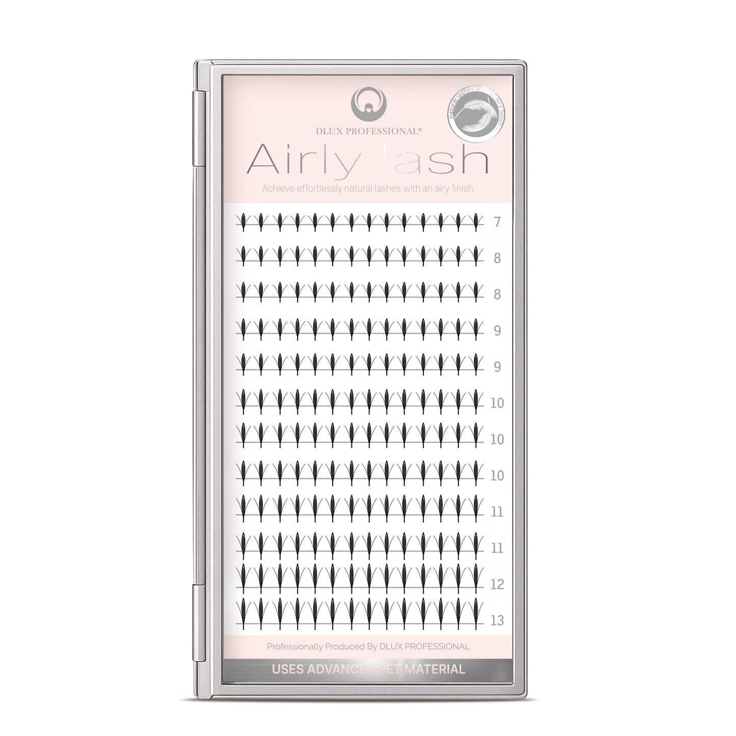 Airly Lash – PET Pre-Made Volume Fans (12 Lines)