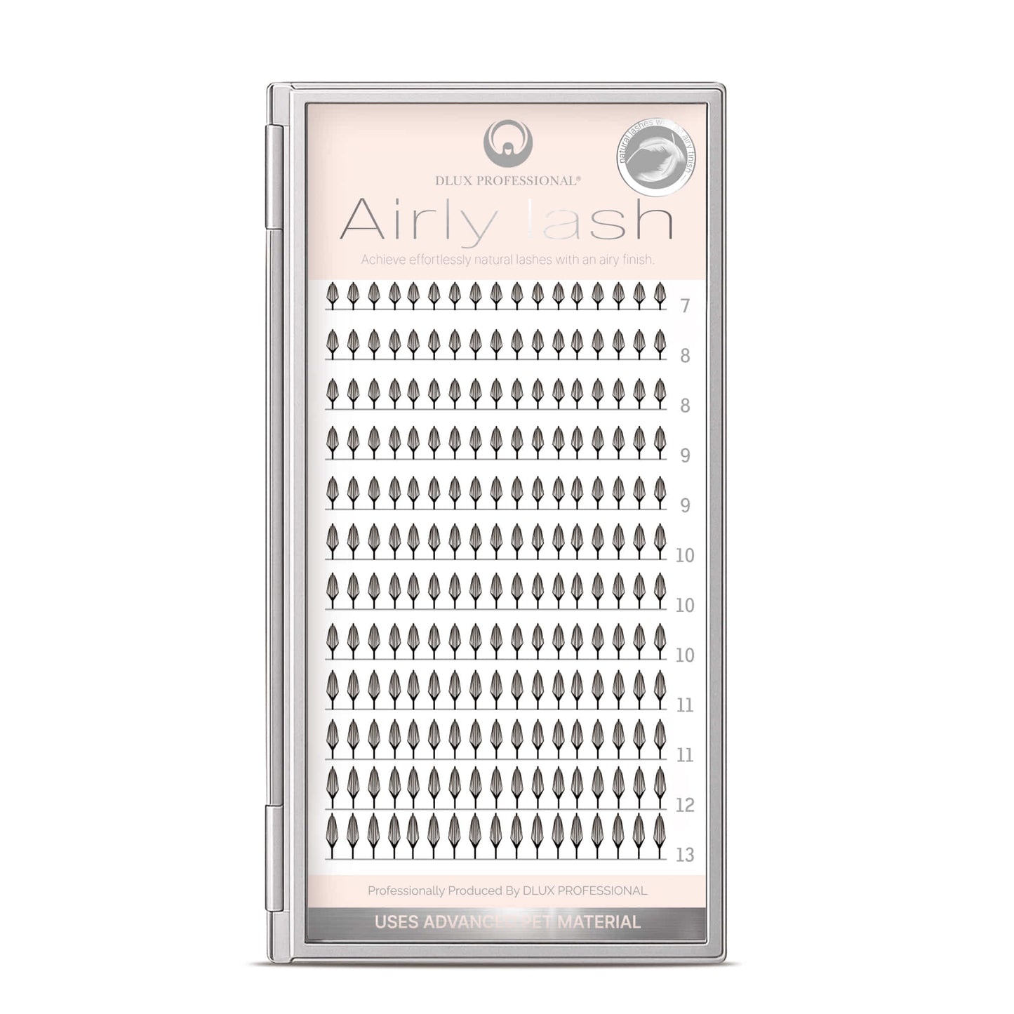 Airly Lash – PET Pre-Made Volume Fans (12 Lines)