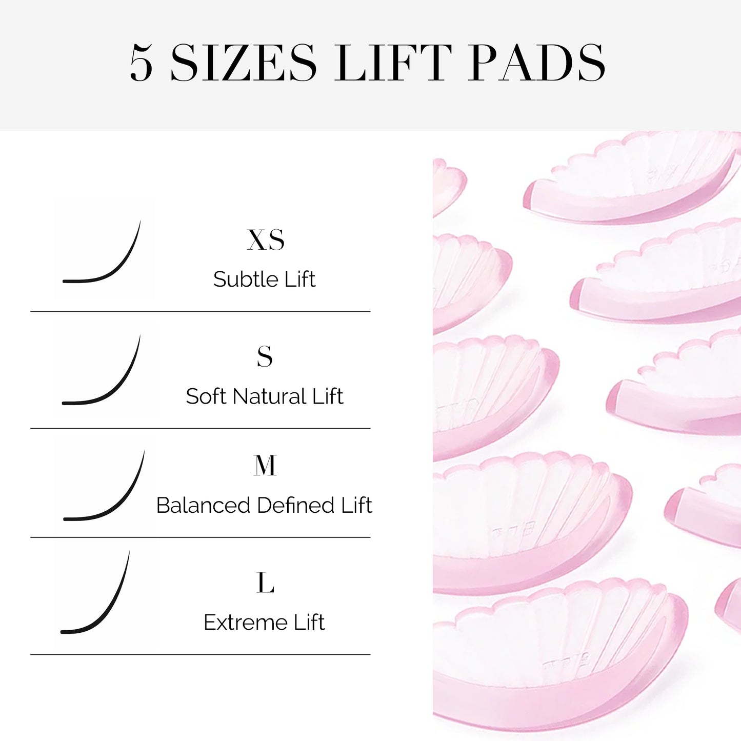 Light Self-Sticky Shields (C-Curl Lash Lifting)