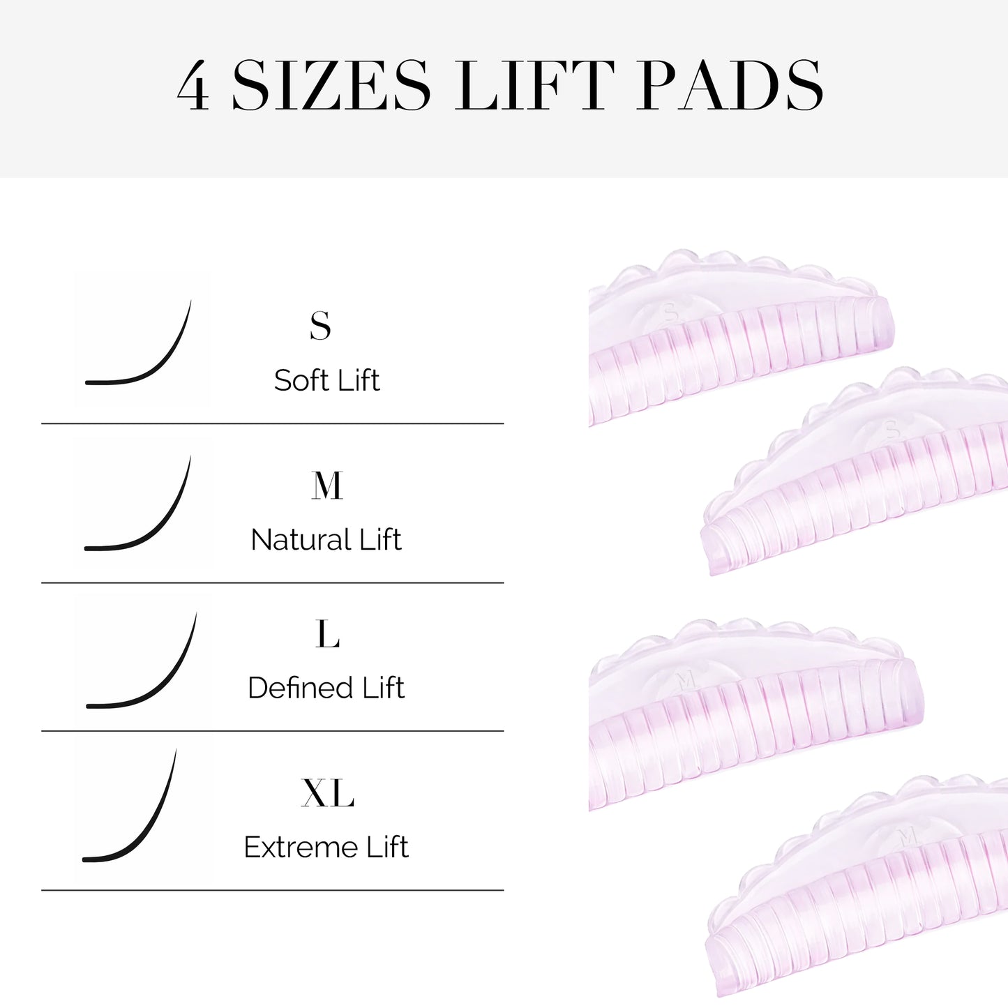 Light Self-Sticky Shields (C-Curl Lash Lifting)